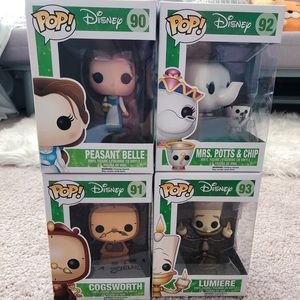 Funko Pop- Beauty and the Beast lot